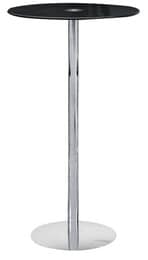 Orsina Black Tempered Glass Bar Table