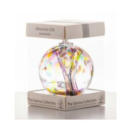 Sienna Glass Hanging Ornament Attraction Orb - Inspiration