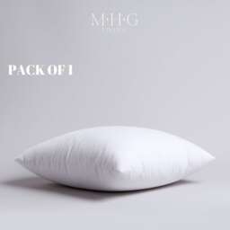 MHG Living Microfibre Square Cushion Inner Pad Pack of 1- White