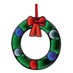 Premier Infinity Christmas Wreath LED Christmas Decoration Green Green/Red 1
