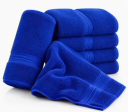 Nod Off 500GSM Egyptian Ring Spun Cotton Bath Sheet 80x140cm Royal Blue Pack of 1