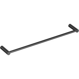 Cosmic Towel Wall Mounted Rail with Stainless Steel Dull Black 60 cm