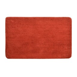 Deep Pile Microfibre Bath Mat Non-Slip - Terracotta
