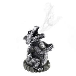 Something Different Silver Dragon Cone Holder - Silver - One Size