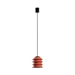 Toba Outdoor Pendant Ceiling Light Orange E27 IP65