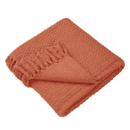 Drift Hayden Bedspread Terracotta