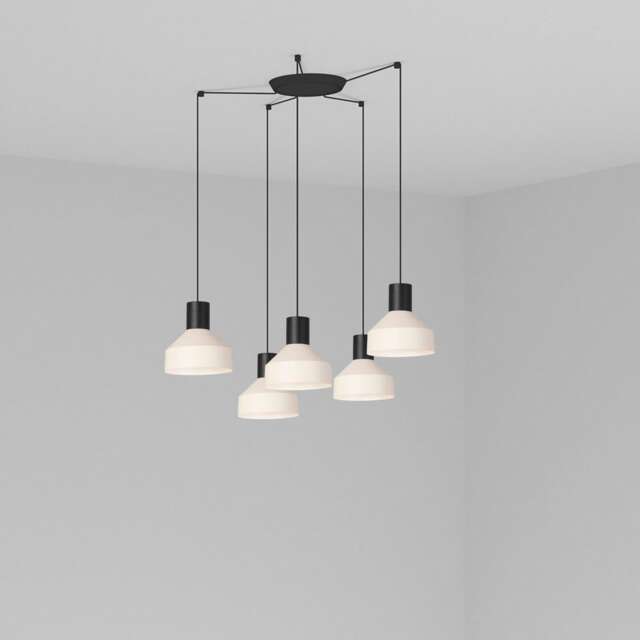 Kombo Cluster Pendant Ceiling Light Beige, E27