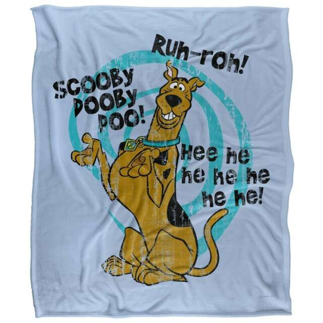 Scooby Doo Quotes Blanket - Multicoloured - One Size