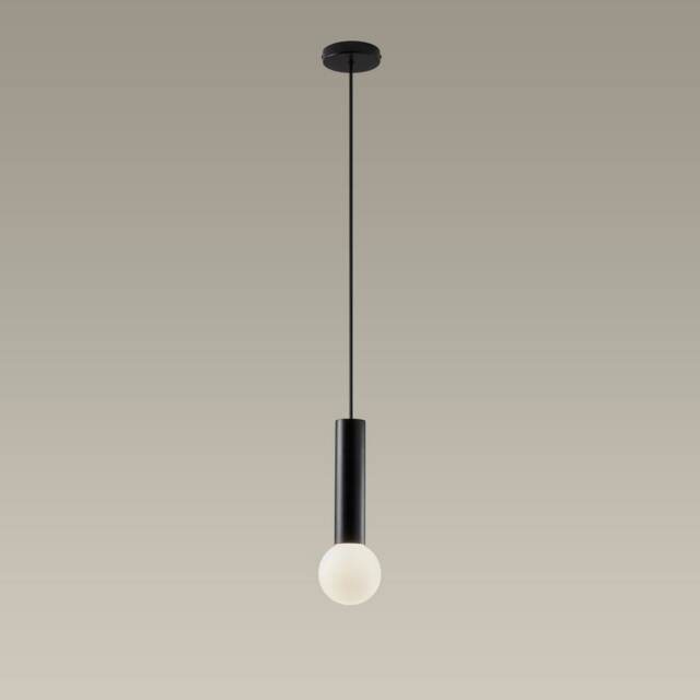 Mist Bathroom Ceiling Simple Pendant Light Metallic Black E14