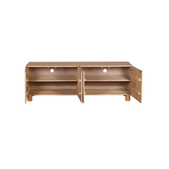 Austin Large Low Board Tv Cabinet - Solid Wood - L40 x W170 x H60 cm - Brown