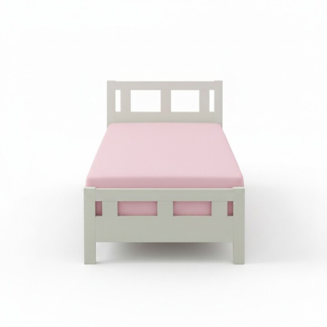 Flannelette Cot Bed Fitted Sheet Soft Brushed Cotton Bedding Comfort Pink Cot Bed