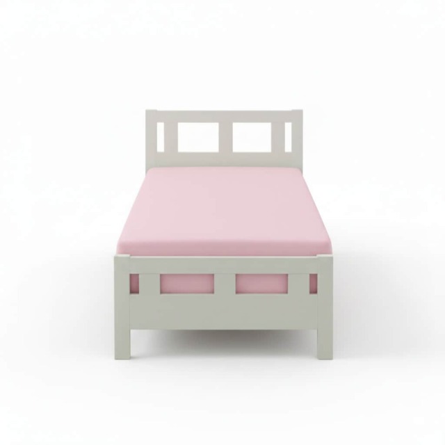 Flannelette Cot Bed Fitted Sheet Soft Brushed Cotton Bedding Comfort Pink Cot Bed