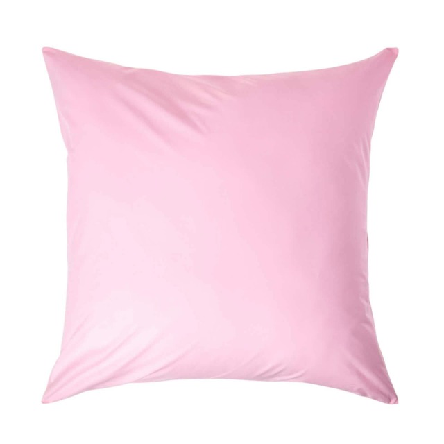 Homescapes Pink European Size Egyptian Cotton Pillowcase 200 TC - 60 x 60 cm Pink