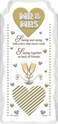 Mr & Mrs Sentimental Handcrafted Ceramic Plaque