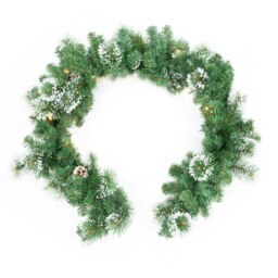The Christmas Workshop 71229 Premium 6ft Pre-Lit Garland