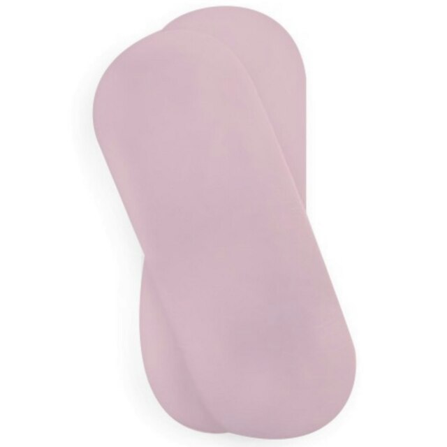 Clair de Lune 2 Pack Moses Basket Sheets - Pink