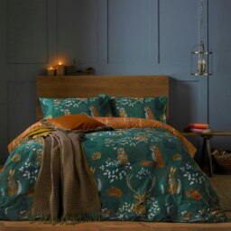 furn. Forest Fauna Woodland Single Duvet Cover Set