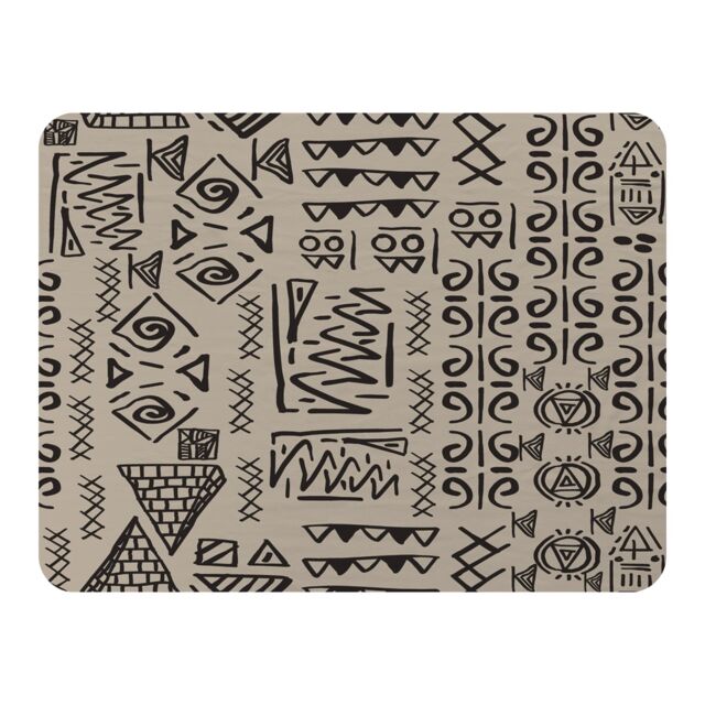 Striped Egyptian Theme With Ethnic And Tribal Motifs Blanket Multi