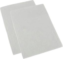 Homescapes White Brushed Cotton Cot Flat Sheet Pair, 100 x 150 cm White