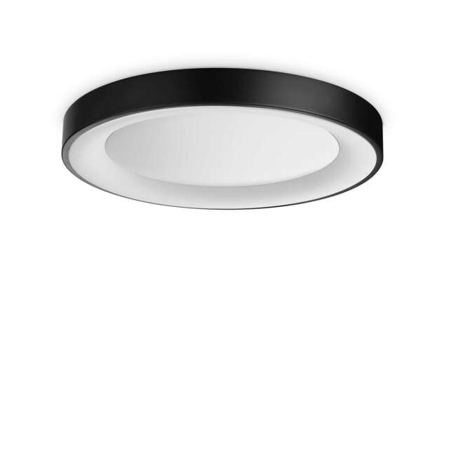 Planet Integrated LED Semi Flush Light Black 2600Lm 3000K
