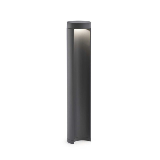 Chandra LED Outdoor Bollard Light Dark Grey IP54