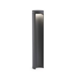 Chandra LED Outdoor Bollard Light Dark Grey IP54