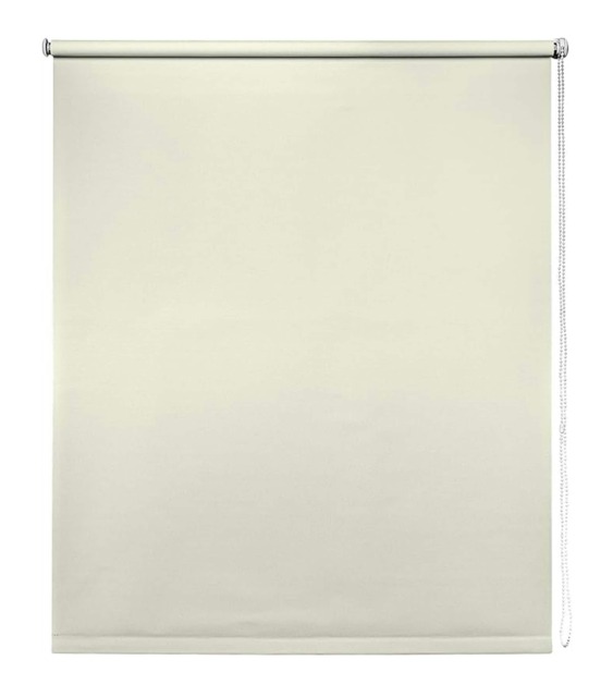 140cm Cream Trimmable Thermal Blackout Roller Blinds Grey Grey