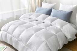 4.5 Tog Duck Feather & Down White Duvet White Single