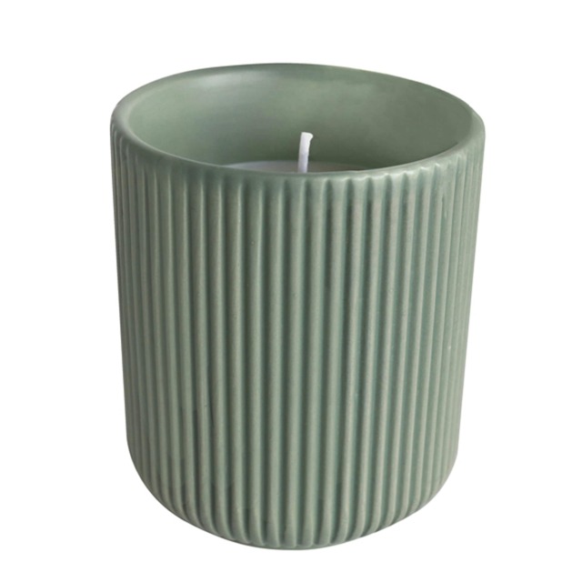 The Urban Gardener Wild Forest Scented Soy Candle in Reusable Ceramic Holder