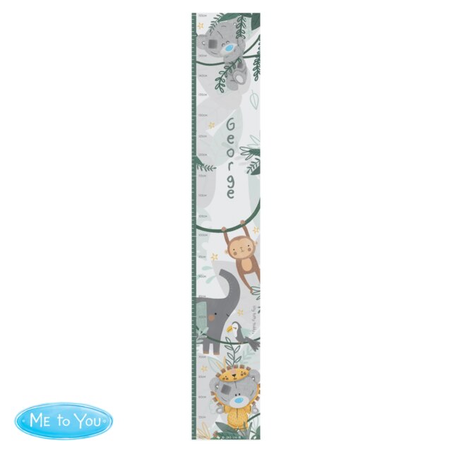 Personalised Tiny Tatty Teddy Animals Height Chart