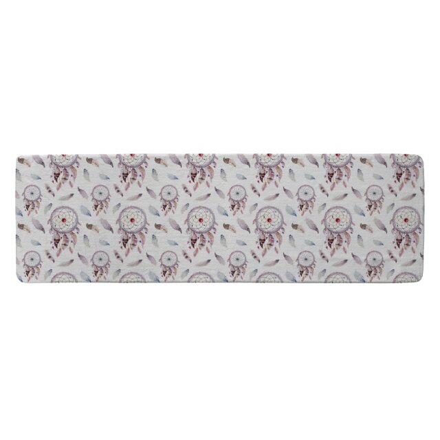 Dreamcatcher And Feather Pattern Runner Rug Multi