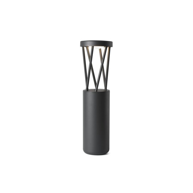 Twist Outdoor Led Dark Grey Bollard Pedestal Lamp 10W 3000K IP65