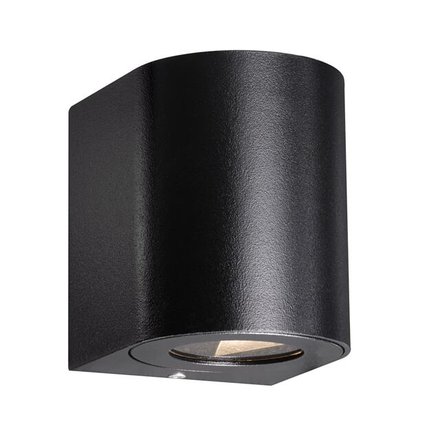 Nordlux Canto Outdoor Wall Light Black Aluminium Sensor Intergrated LED Coastal/Marine Safe - Mains Powered, IP44