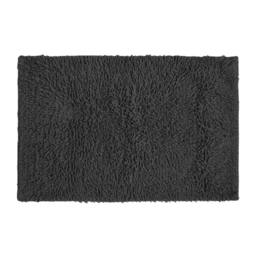 Tumble Twist Cotton Large Bath Mat - 55 x 90cm Grey Charcoal