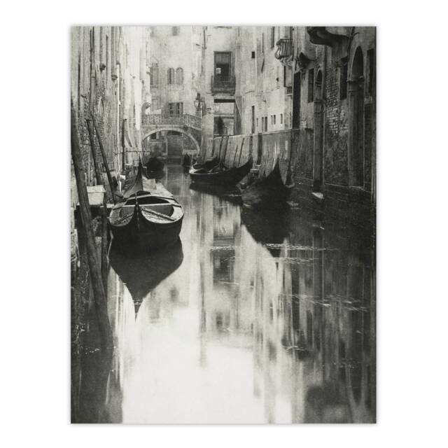 A Venetian Canal Photograph Alfred Stieglitz Huge Wall Art Print 18X24 In