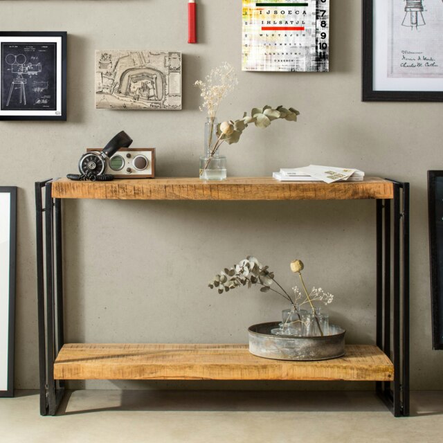 Metro Industrial Console Table