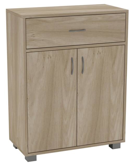 Cabinet With Doors and Drawer Brown 76 x 32 x 15.5 1