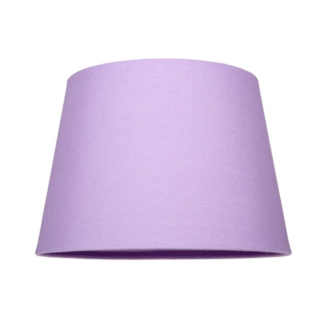 Traditional 8 Inch Soft Lilac Linen Drum Table/Pendant Lamp Shade 40w Maximum Purple Lilac 1
