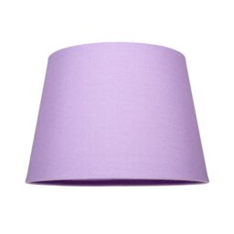 Traditional 8 Inch Soft Lilac Linen Drum Table/Pendant Lamp Shade 40w Maximum Purple Lilac 1