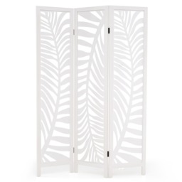 COSTWAY 3-Panel Room Divider 170 cm Freestanding Privacy Screen