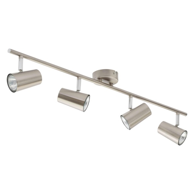 BHS Barley Spotlight Bar Ceiling Light Silver Satin Nickel 1