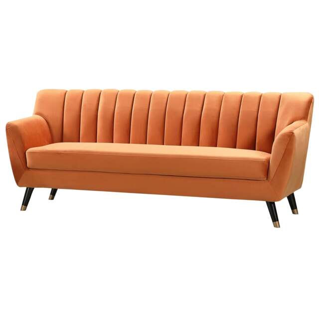 Morgan 3 Seat Sofa Orange