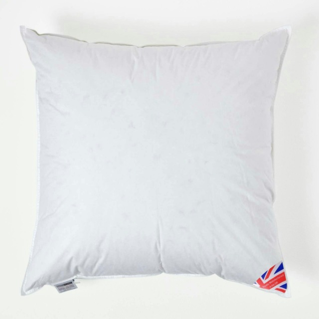 "Homescapes Luxury Duck Down Cushion Pad Insert Inner 65 x 65 cm (26 x 26 inches) White 65 x 65 cm (26 x 26"")"