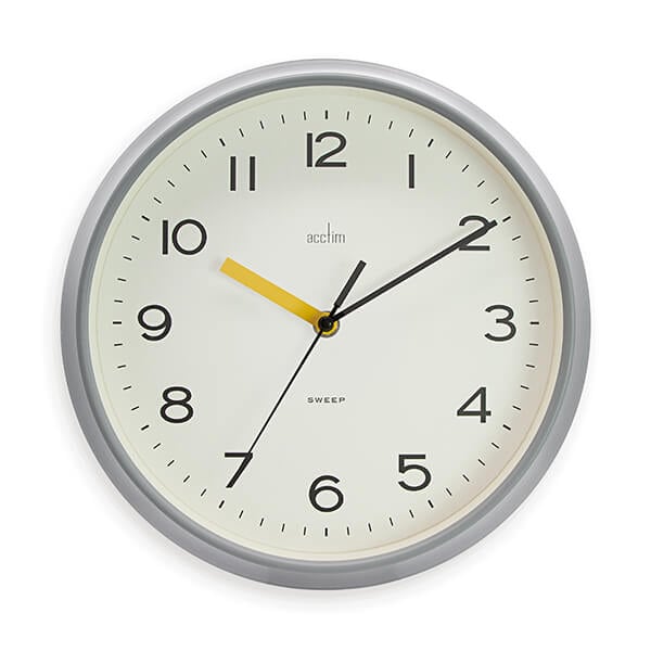 Acctim Rhea Pigeon Grey Wall Clock