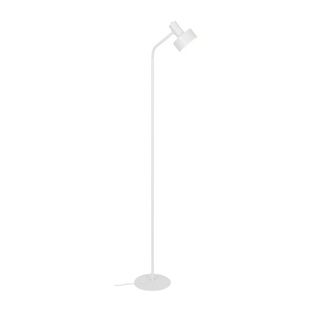 Nordlux Matis Indoor Floor Lamp White Metal E27 On-Fixture Switch - Mains Powered, IP20