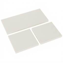 Outsunny 3PCs Rattan Garden Seat Cushions Pads for Patio Furniture Cream Cream White Single cushion: 47x43x5cm, double: 94x43x5cm