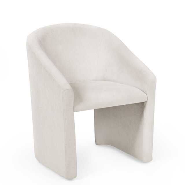 Cambria Elegant Cream Tub Dining Chair