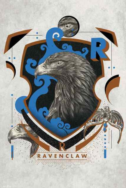 Harry Potter Ravenclaw illustrative 61 x 91.5cm Maxi Poster