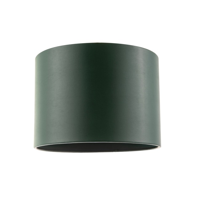 Classic Forest Green Faux Leather Lamp Shade with Inner Cotton Lining Green Forest Green 1