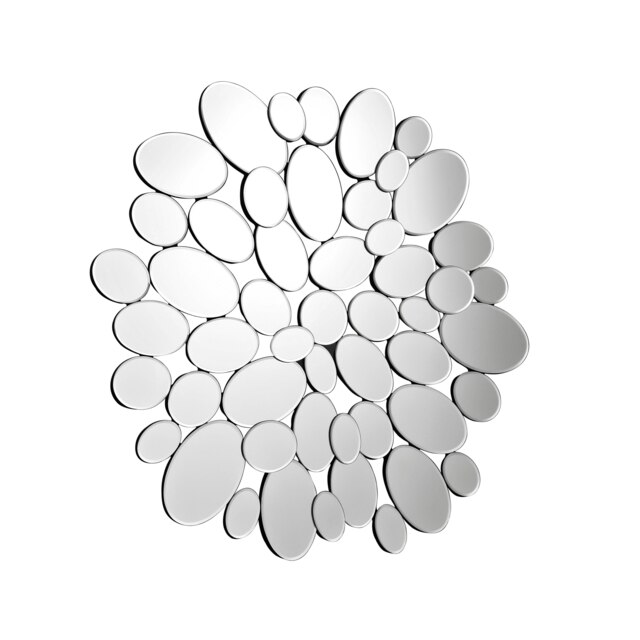 Tufa Pebble Mirror Silver